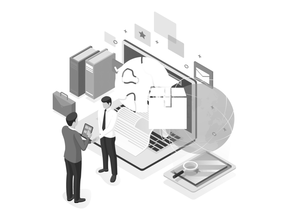 Branding and fulfillment illustration
